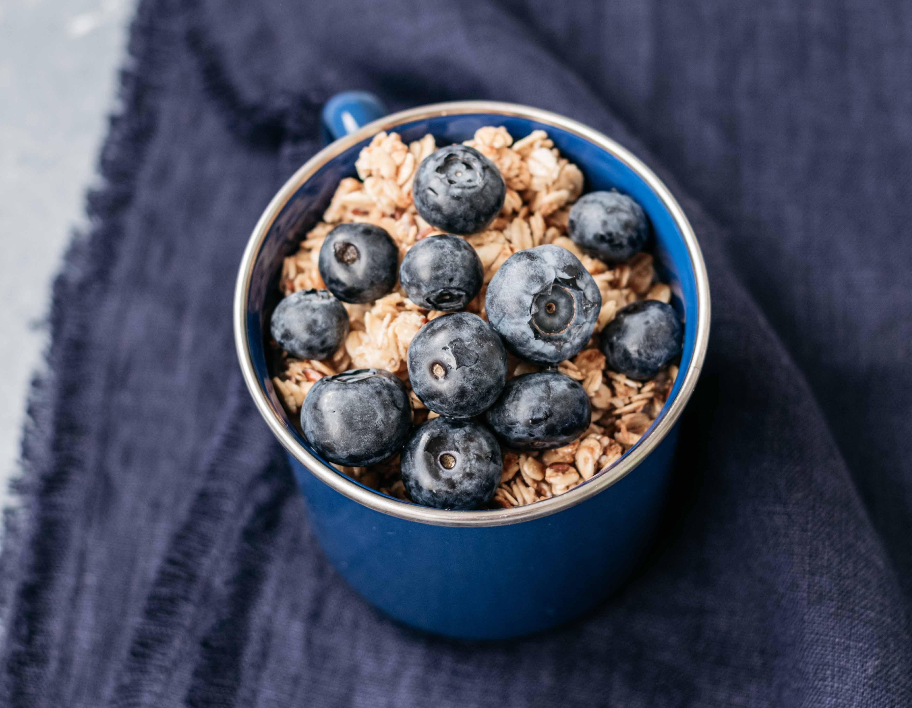 Recette porridge d'avoine aux myrtilles